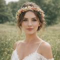 Wildflower Flower Girl Crown, Boho Floral Crown for Child, Junior Bridesmaid Crowns