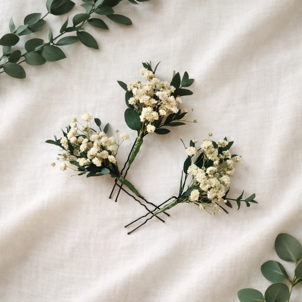 Dark Green Eucalyptus Flower Girl Crown, Woodland Wedding Crown, Junior Bridesmaid Headpiece