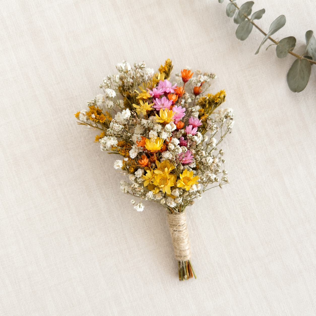 Wildflower Wedding Hair Pins: Boho Gypsophila Hair Clips