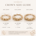 Rustic Flower Girl Crown | Yellow & Orange Preserved Flower Crown | Boho Wedding Floral Headpiece