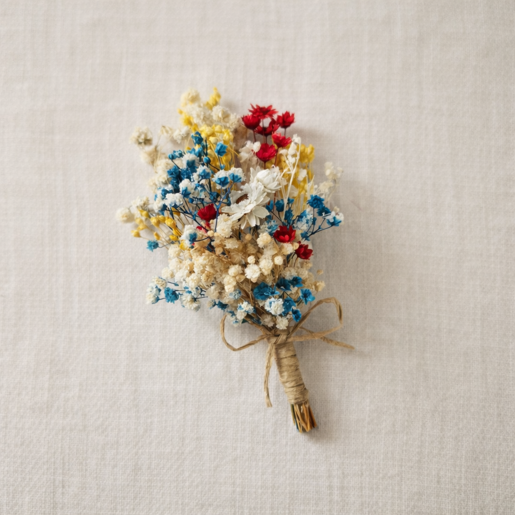 Wildflower Preserved Flower Boutonniere