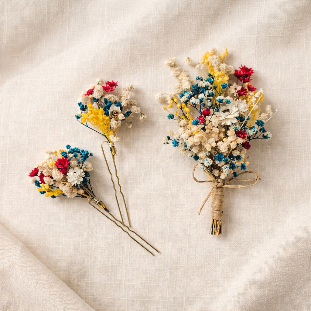 Wildflower Preserved Flower Boutonniere