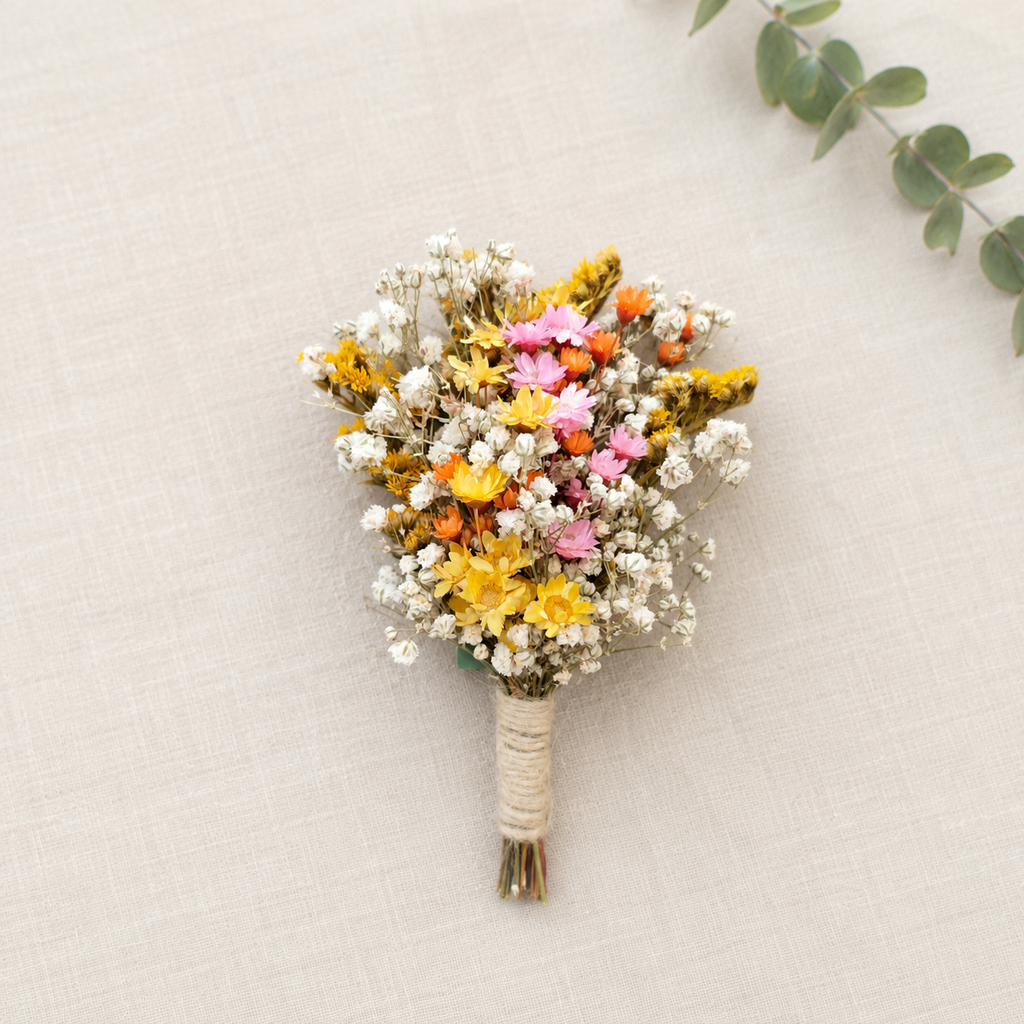 Wildflower Wedding Hair Pins: Boho Gypsophila Hair Clips